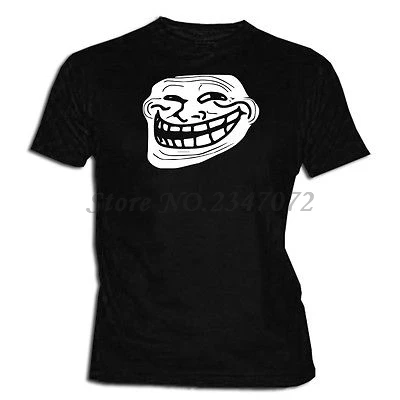 Футболка с принтом интернет-троллей размеры XXL XL L M S Rage 01 | Мужская одежда
