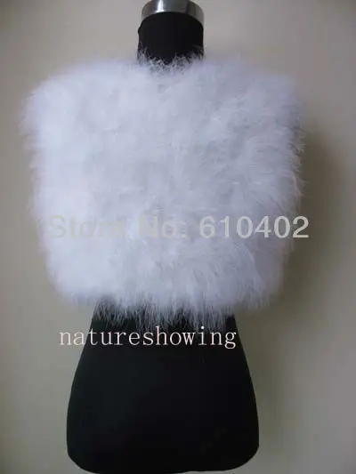 Женский кружевной жилет из натурального страусиного пера|real ostrich|ostrich feather furfur real |