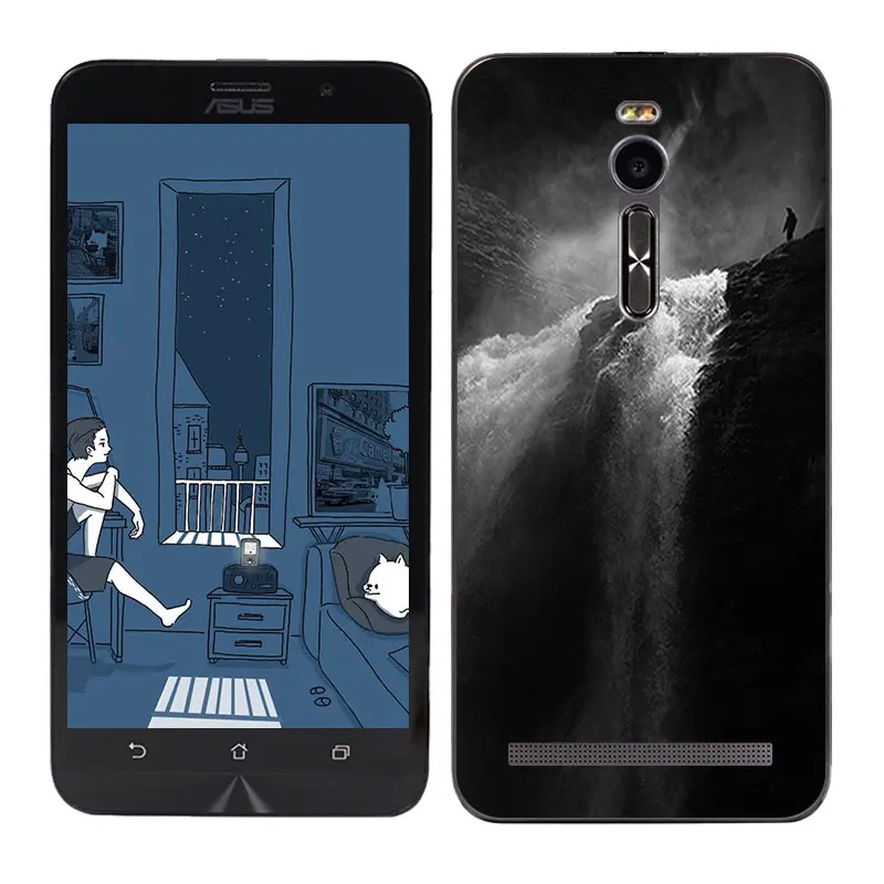 22 Мягкий чехол для Asus Zenfone 2 ZE551ML ZE550ML для Asus Zenfone 2 ZE551ML чехол Land Moon с рисунком ZE550ML Z00AD/Zenfone 2 - Цвет: 22