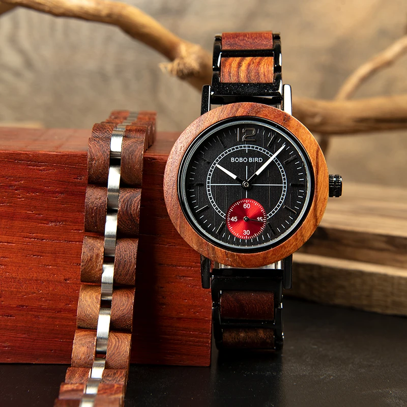 Reloj hombre BOBO BIRD женские часы деревянный браслет натуральное дерево, ручная работа женские часы наручные часы идея подарки