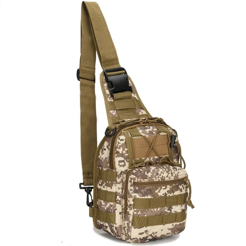 Новая тактическая Сумка Molle для рыбалки, походов, охотничьих сумок, спортивная сумка, нагрудный ремень на одно плечо, тактический рюкзак