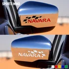 1 пара для Nissan Navara NP300 D40 Nismo JDM внешние аксессуары Стайлинг автомобиля зеркало заднего вида Автомобильные стикеры Наклейка