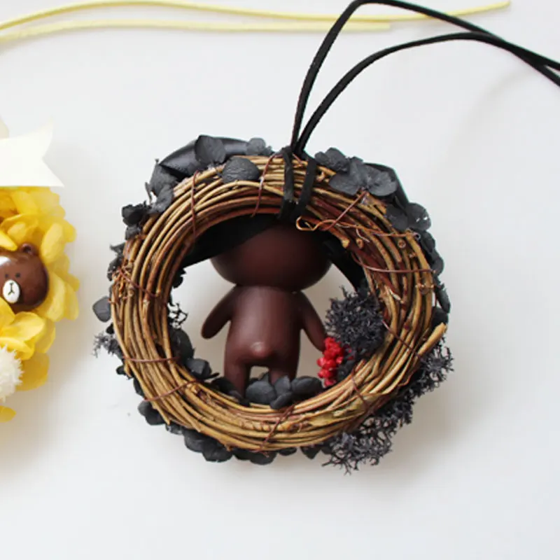 Countryman Coupe Car Ornaments Hand Made Dried Flower Blessing Pendant Cabrio 5 Door Cooper Mini Rearview Mirror Decoration | Автомобили и