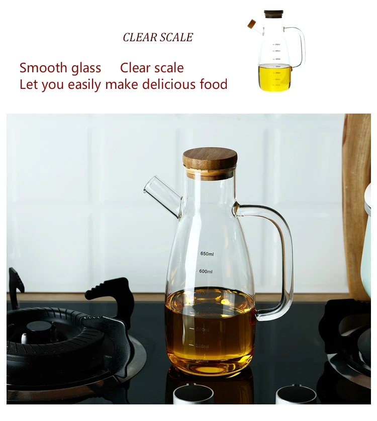 Японское стекло масло банка кухонные принадлежности большой соус cruet бутылка для уксуса Бытовая бутылка масла контейнер для крупы стеклянный контейнер