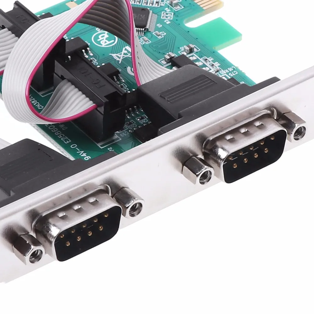 PCI-E PCI двойной серийный DB9 RS232 серийный контроллер 2-Порты и разъёмы адаптер карты PCI Express