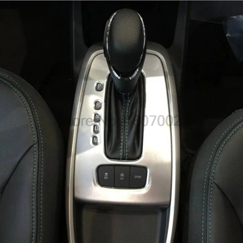 Для Chevrolet Lova RV 2016 ABS матовая хромированная коробка передач крышка рамка отделка