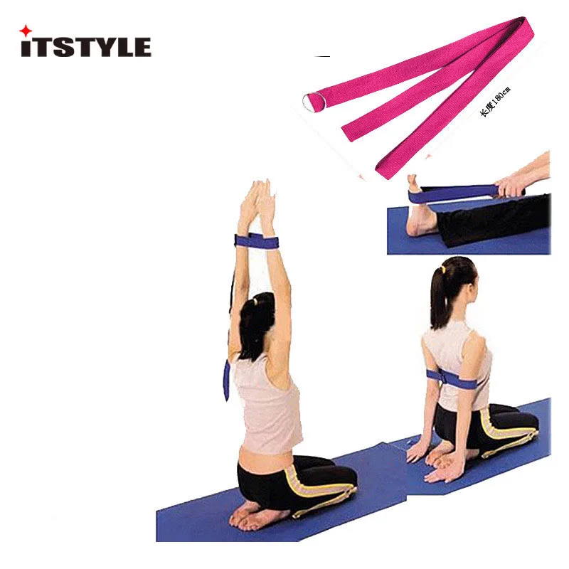 ITSTYLE 180 см D Ring спортивный растягивающийся ремешок для спортзала талии ног фитнеса