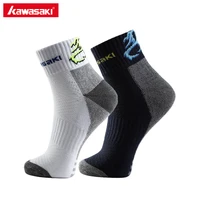 original kawasaki brand sports socks for running cycling basketball fitness breathable men socks cotton prevent smelly feet