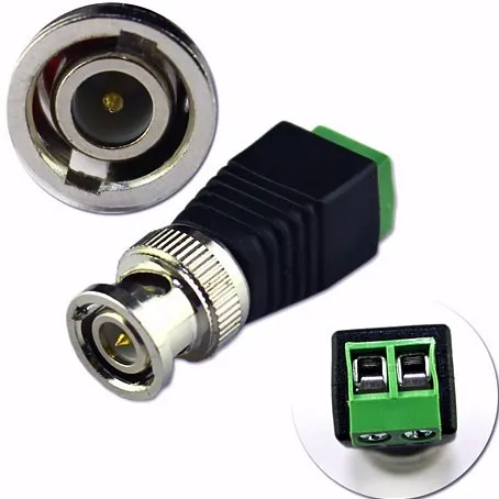 100 шт BNC папа к DC разъем коаксиальный RG 58/U 59/U 6/U кабель для камеры видеонаблюдения