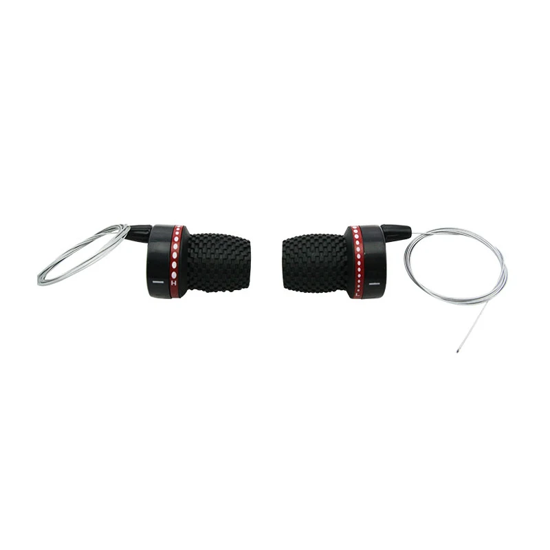 

RED LAND Pair Universal for MTB Road Bike Torsion Handlebar Grip Gear Speed Shifter