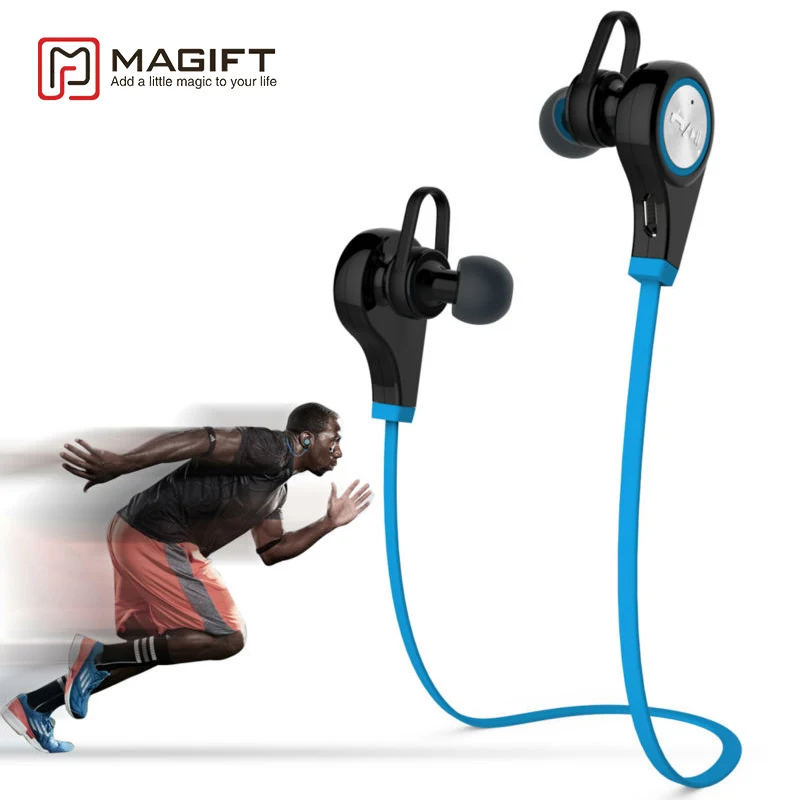 Magift Беспроводной наушники в ухо стерео bluetooth спортивные гарнитуры CSR4.1 для Iphone с