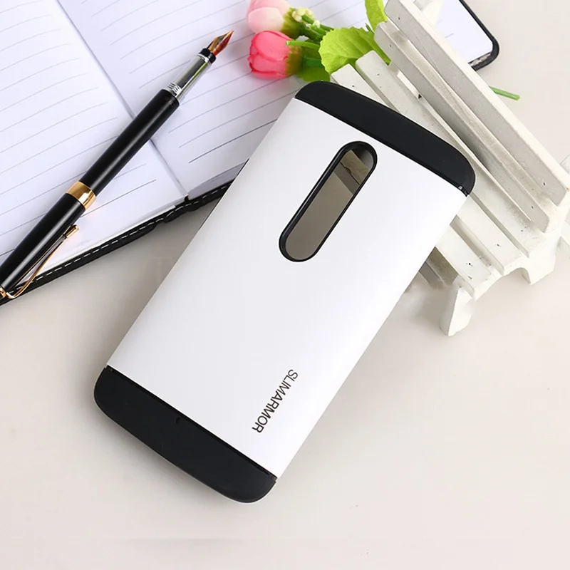 white Двухслойный противоударный тонкий защитный чехол для Moto x play XT1561 XT1560 5," защитный силиконовый чехол для мобильного телефона+ 1 подарочная пленка - Цвет: white
