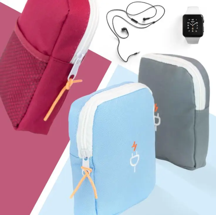 Phone USB Cable Earphone Charger Box Bag Storage Bags Portable Digital Device Organizer Travel Headphone 60XX | Дом и сад