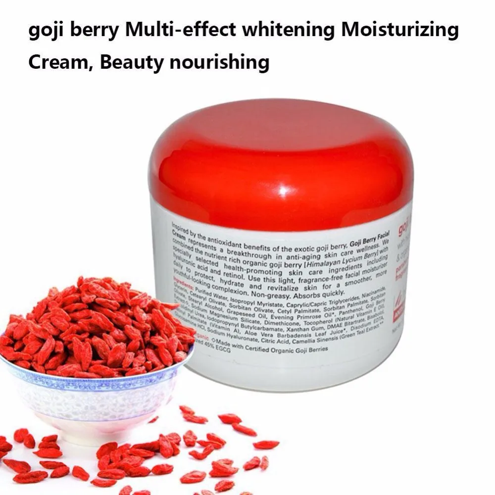 Новинка! Крем для лица с гиалуроновой кислотой Годжи китайская Волчья ягода