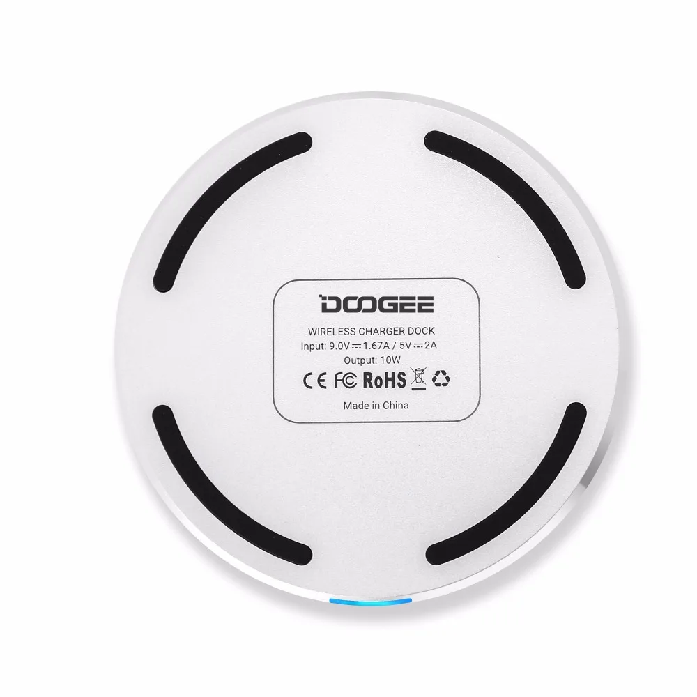 Беспроводное зарядное устройство Doogee C2 5 В/2 А 9 В/1 67 кожаное портативное для S90 BL9000