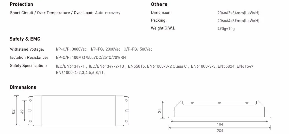 LTECH CV светодиодный драйвер AD-75-24-F1M1 AC100V-240 вход DC 24 V 3A 75 Вт Выход PUSH DIM 0/1-10 V светодиодный трансформатор для светодиодный освещения