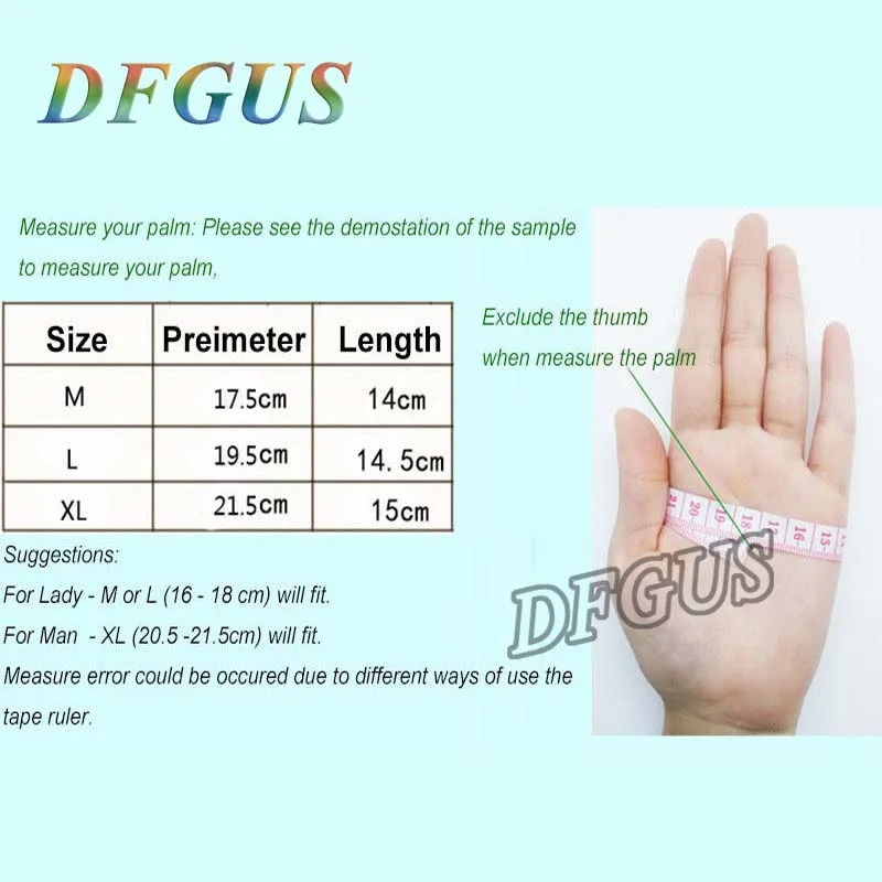 DFGUS 2017 перчатки Фитнес тренажерный зал Половина Finger дышащие для тяжелой атлетики
