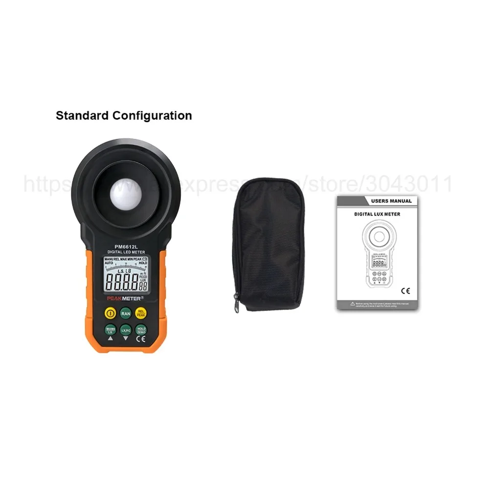 Цифровой люминометр luxmeter Lux/измеритель FC фотографический фотометр ручной