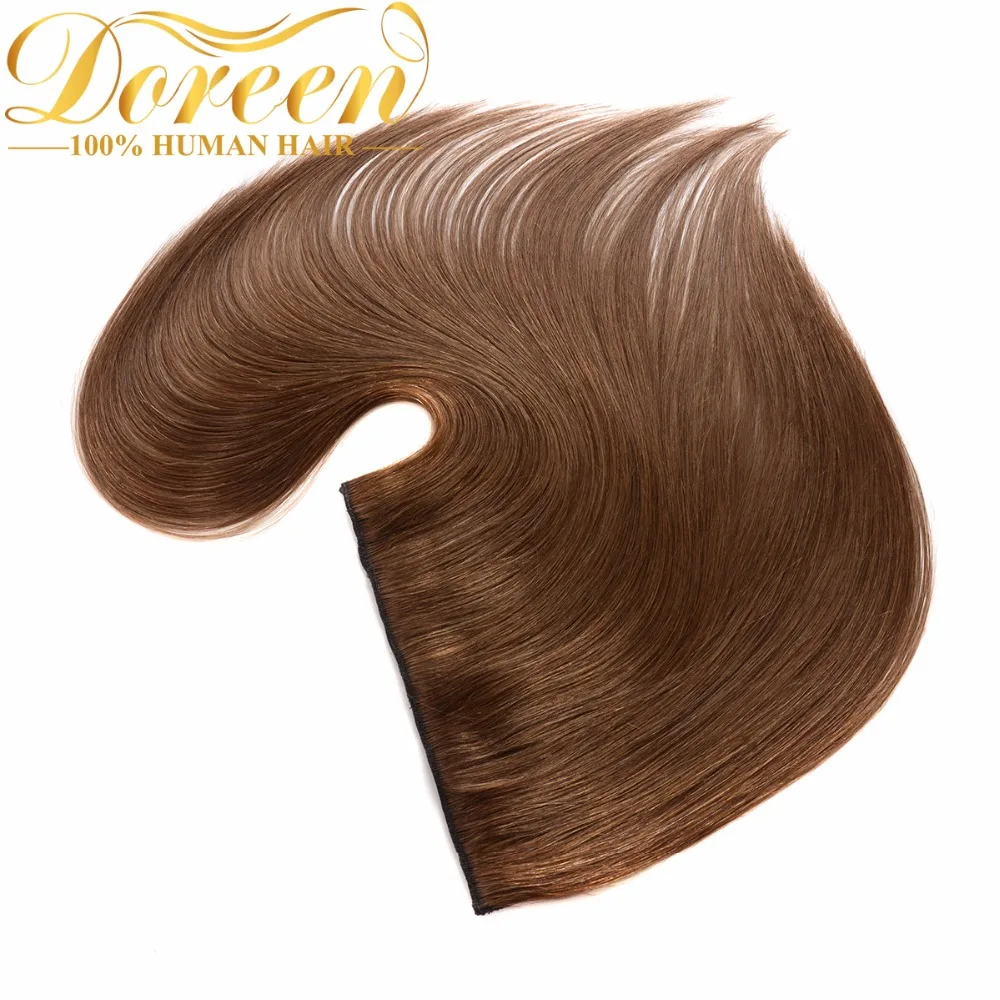 Doreen #2 #4 #8 коричневый цвет 100 г 1 шт./компл. набор клип в один кусок волос 100%