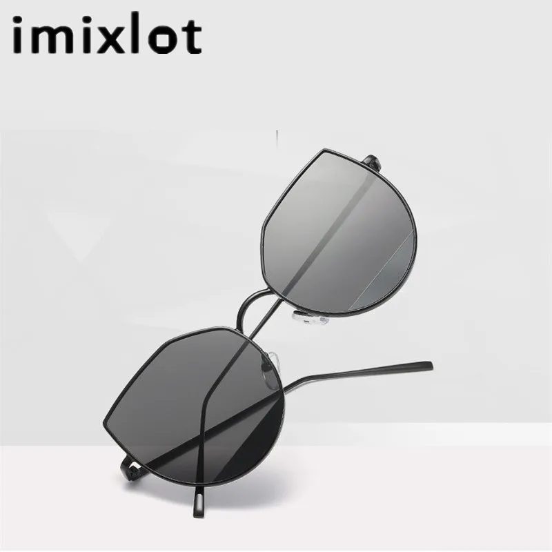 IMIXLOT модные брендовые солнцезащитные очки кошачий глаз Для женщин мужчин Винтаж
