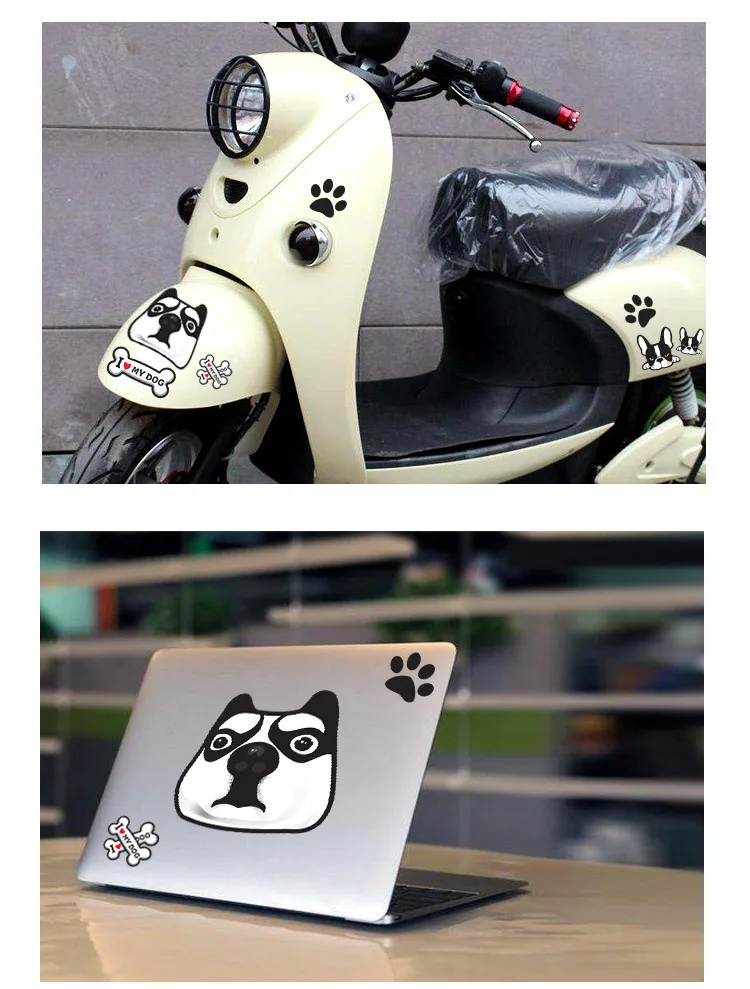 Автомобильные чехлы мультфильм Хаски Автомобильная наклейка и смешная