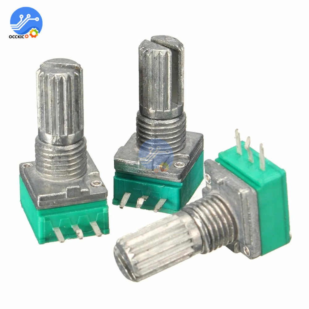 1 шт. роторный потенциометр 6 мм|potentiometer rotary|potentiometer linearpotentiometer 6mm |