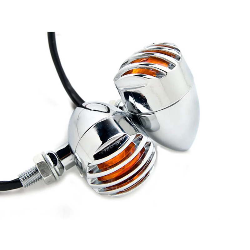 4х хромированные поворотники для мотоцикла 12 В индикатор янтарсветильник Suzuki