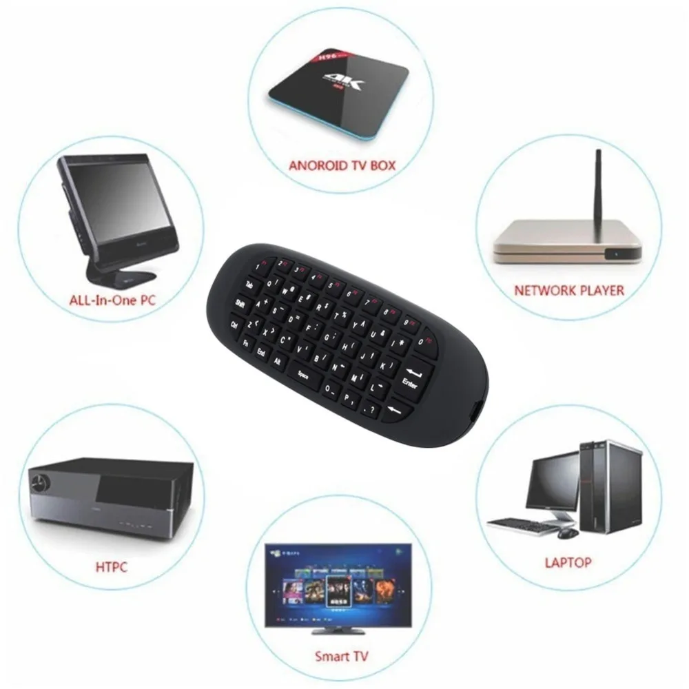 Беспроводная клавиатура Air Mouse 2 4 ГГц с голосовым управлением сенсорная панель