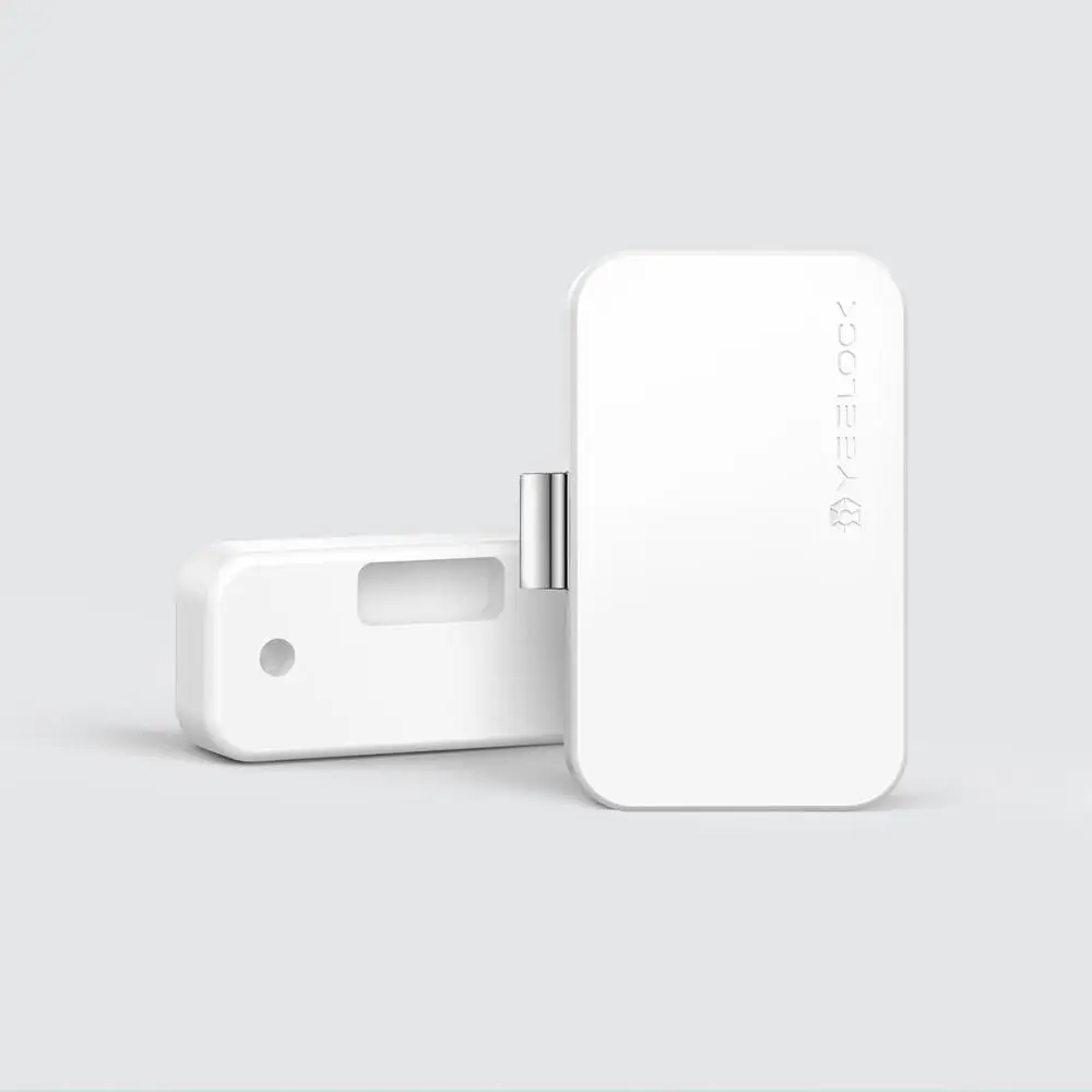 Белый Xiaomi YEELOCK умный ящик замок для шкафа без ключа Bluetooth приложение разблокировка Противоугонная защита детей файл безопасности переключатель ящика - Цвет: Белый