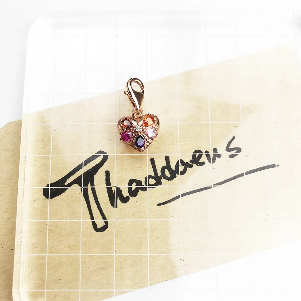 Женский кулон в виде сердца из серебра 925 пробы | Украшения и аксессуары