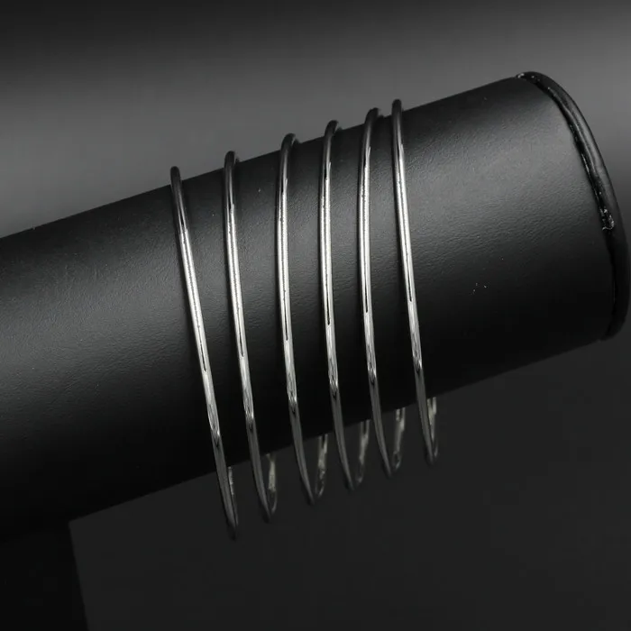 Роскошный стальной модный многослойный браслет в стиле панк из нержавеющей