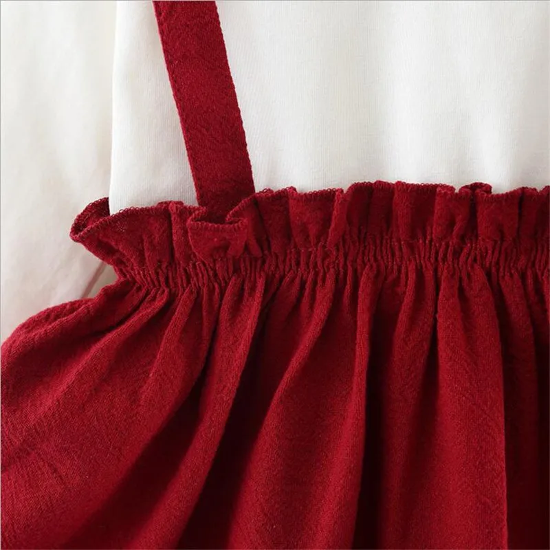 Платье с длинными рукавами для маленьких девочек платье на крестины из 100% хлопка