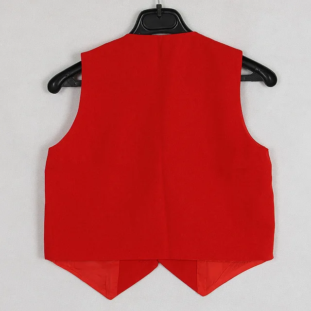 Детский красный костюм-жилет для хоровых выступлений одежда сцены мальчиков