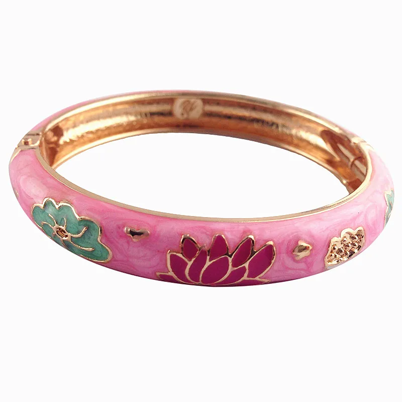 Лучшие подарки китайский стиль классика цветок ювелирное изделие модный браслет