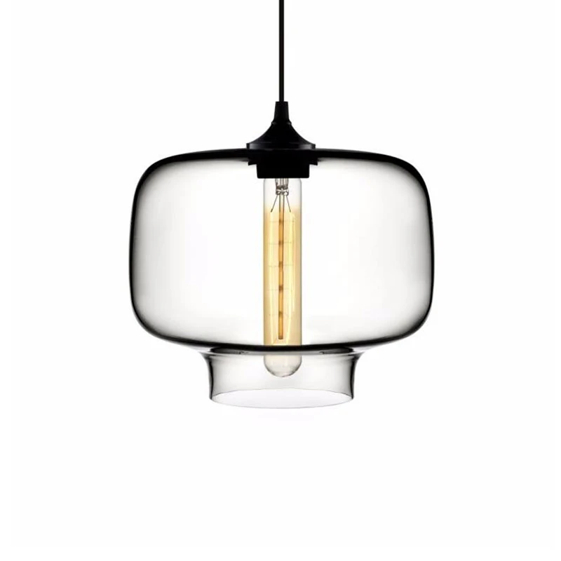 Современный американский стеклянный абажур в стиле лофт освещение подвесные