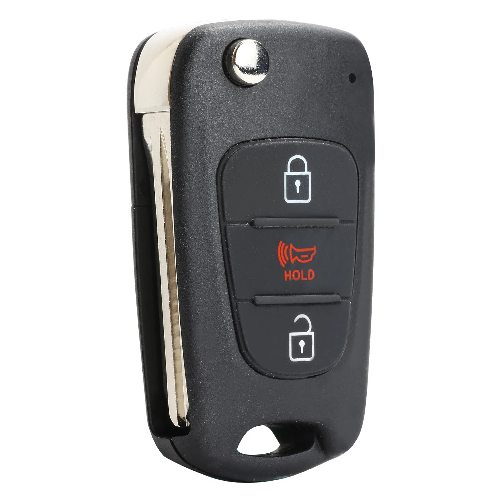 KEYECU 2 шт. для Kia Rio 2012 2013 Soul 2010 2011 2012 2013 пульт дистанционного ключа оболочки корпуса Корпус FOB для NYOSEKSAM11ATX
