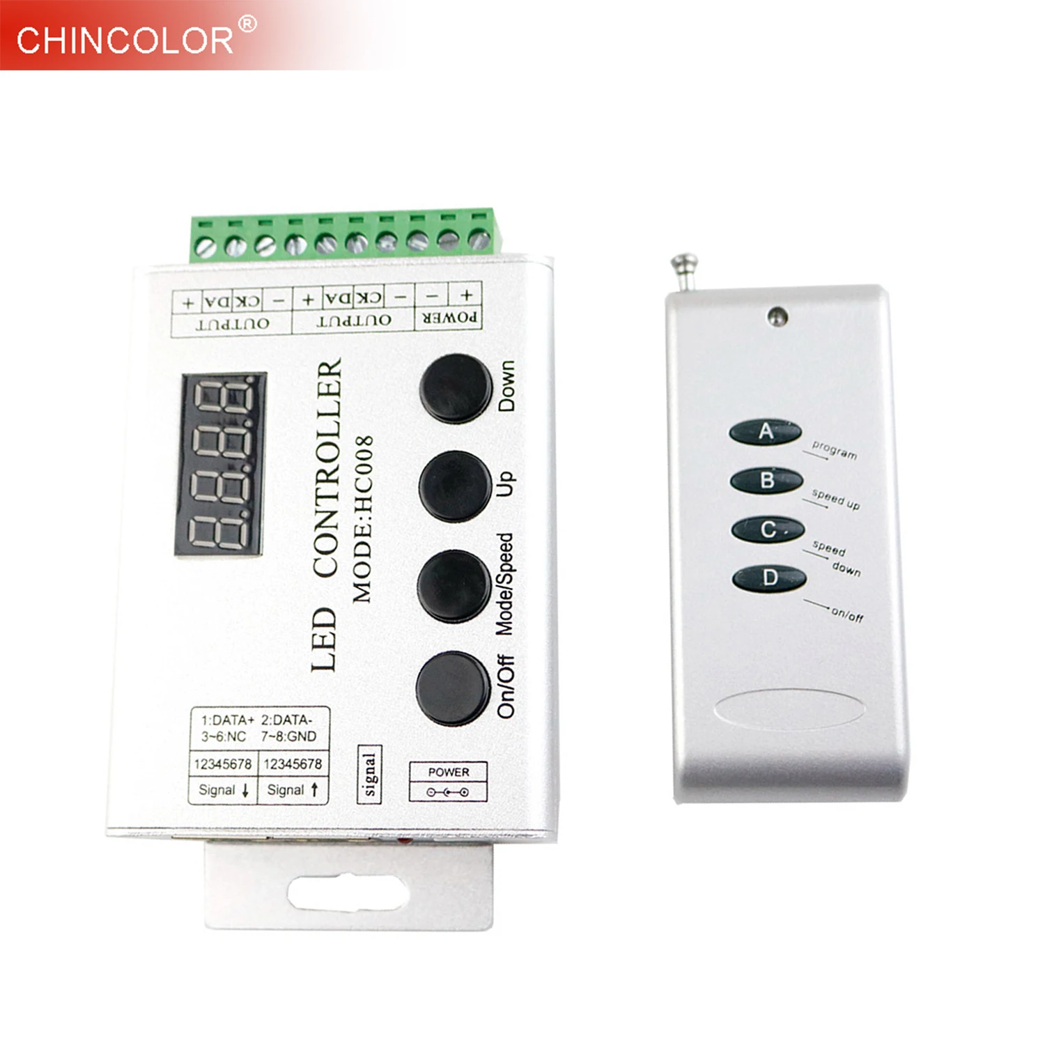 RGB Led контроллер пикселей диммер для WS2812B WS2811 SK6812 Светодиодная лента HC008 2048