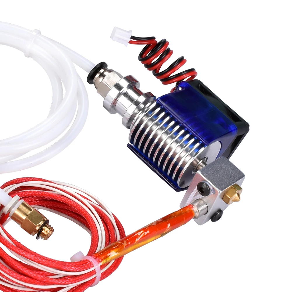 V6 J head Hotend Extruder Kit Bowden для филамента охлаждающего вентилятора термистора +