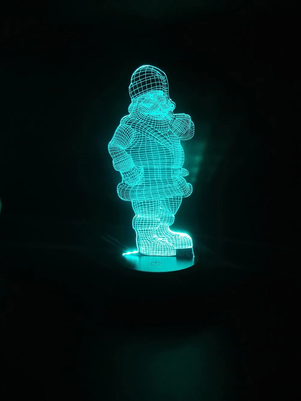 Новинка Рождественская декоративная лампа 3D LED ночник светильник USB настольная