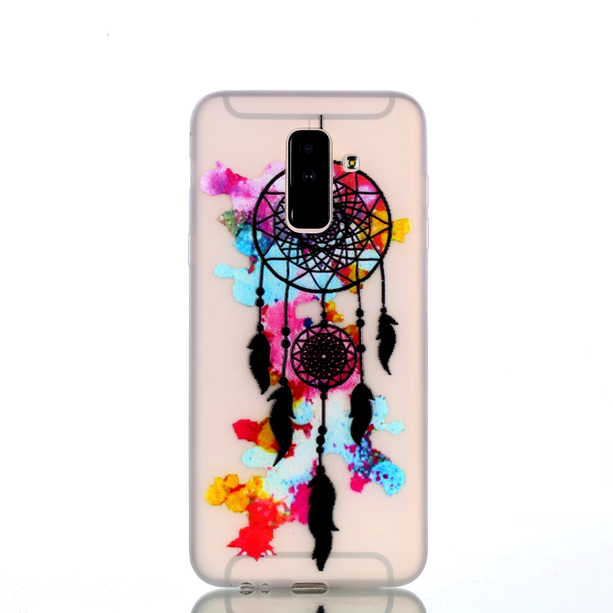 Phone Back Cover For Samsung A8 A6 A 6 8 Plus 2018 Luminous Case Capa Caso Silicone Soft Fundas Sumsung A7 A5 A3 2017 |