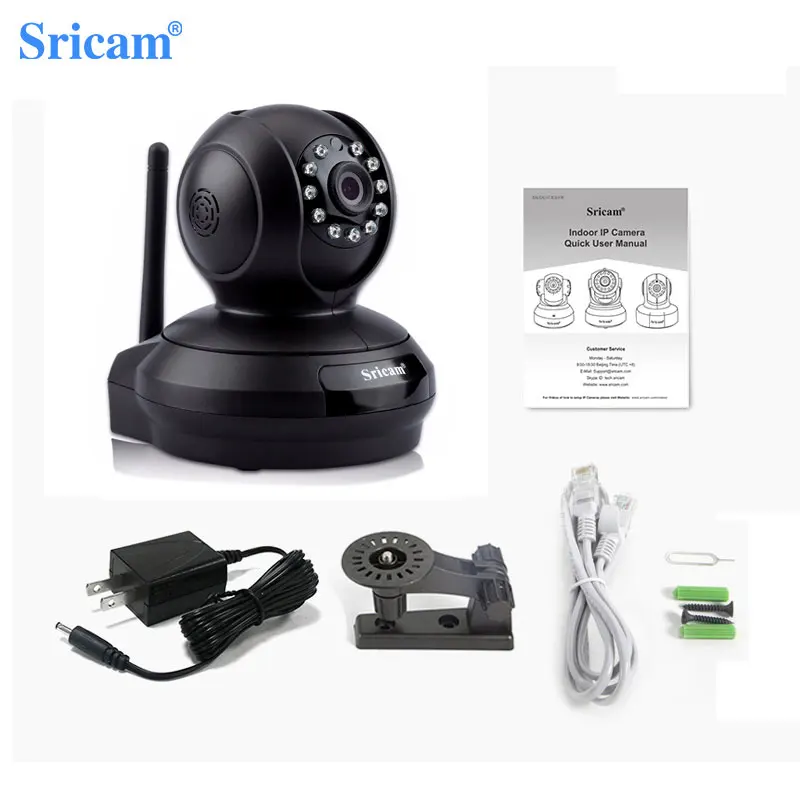 Sricam SP019 HD 1080P WIFI IP камера 4X Zoom 2.0MP домашняя CCTV 360 ° PTZ Удаленный просмотр
