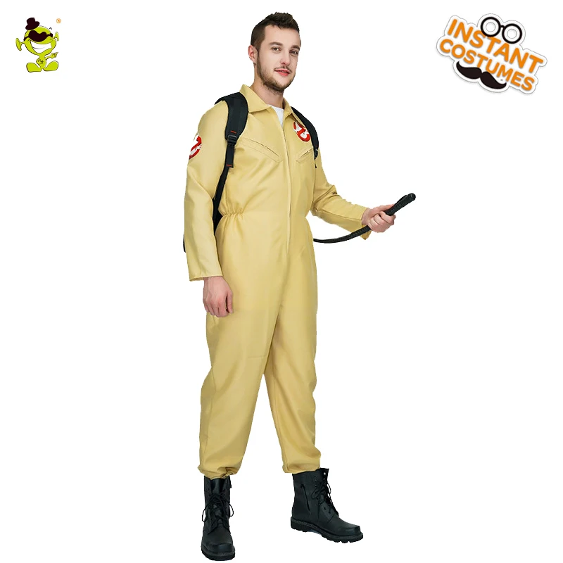 

Men's Costume Ghost Cosplay Jumpsuit Halloween Team Uniform Unisex Flight Suit Rompers Fantays Carnival