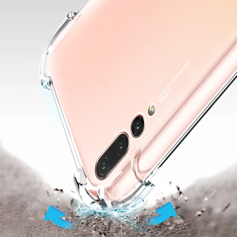 YUETUO Роскошный прозрачный противоударный чехол для телефона huawei p20 pro p 20 plus