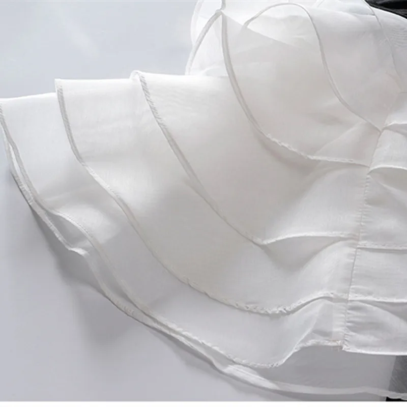 

Johnature 2021 New Fashion Ruffles Flare Sleeve Streetwear Loose Women Dresses Summer Single-breasted Button Female Dress