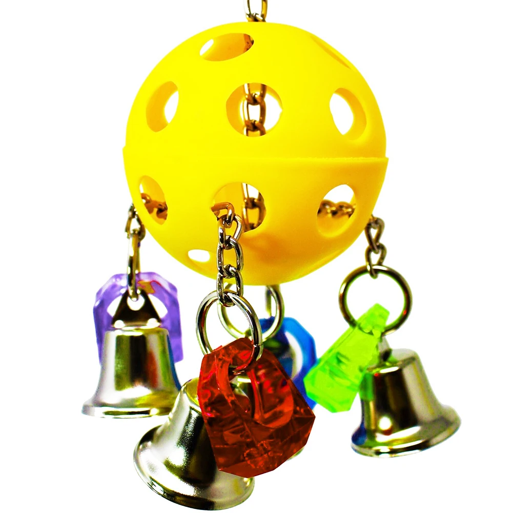 Украшение Bellpull птица игрушка подвеска вращающийся питомец развлечения с