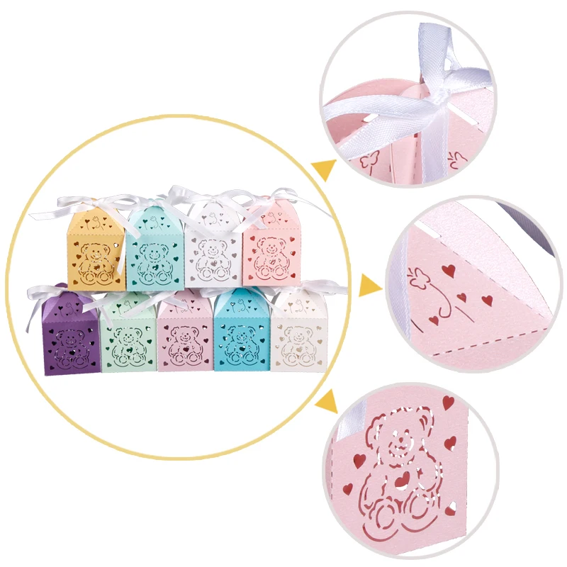 50 шт./лот розового и фиолетового цветов нуды синего цвета с узором из сердечек