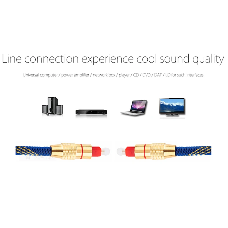 EtopLink цифровой звуковой Spdif оптический кабель волоконно-оптический аудио с