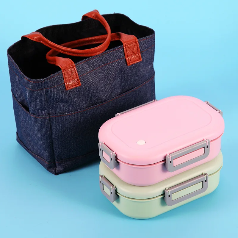 Ланч-бокс для микроволновки контейнер из нержавеющей стали японский герметичный