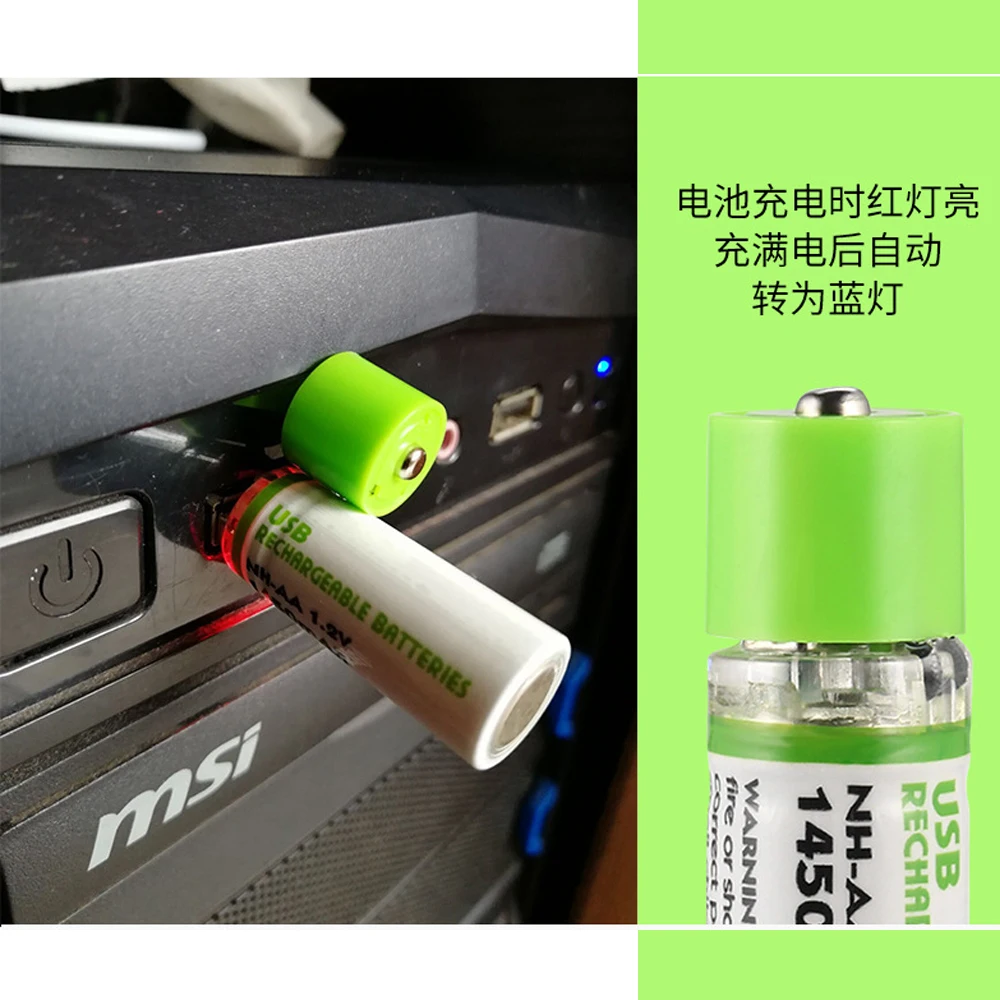 JRGK 1 2 В AA 1450 мАч ni-mh аккумуляторная батарея USB зарядка | Электроника