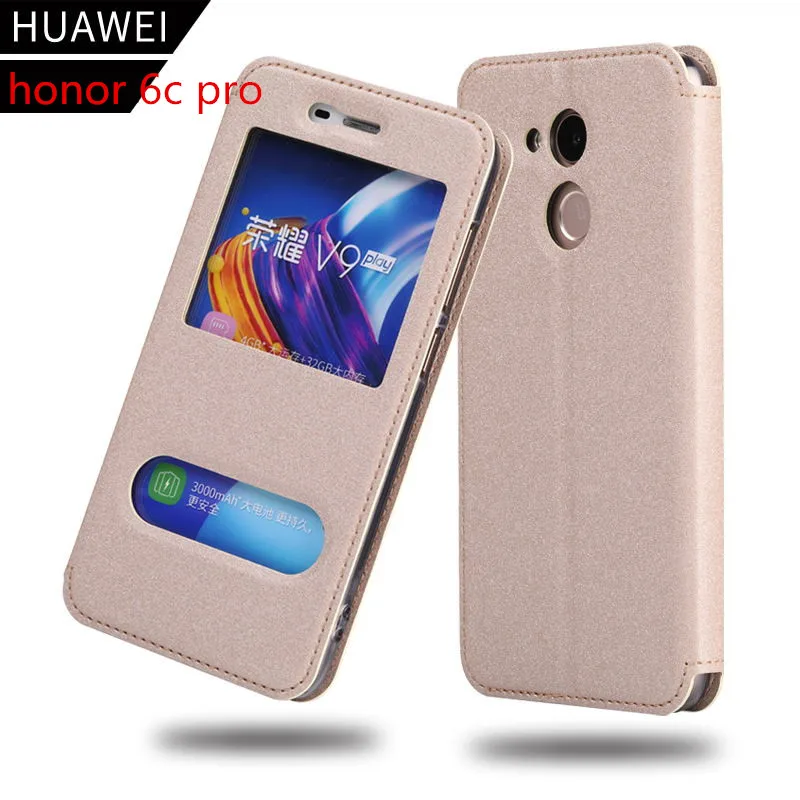 Чехол для huawei Honor 6C Pro роскошный флип чехол из искусственной кожи 5 2 дюймов